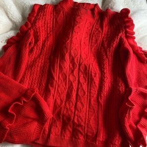 Express red sweater
